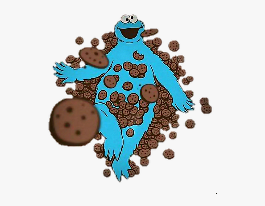 #cookiemonster #cookie #monster #raining #rainingfood - Cookie Monster American Beauty Hd, HD Png Download, Free Download