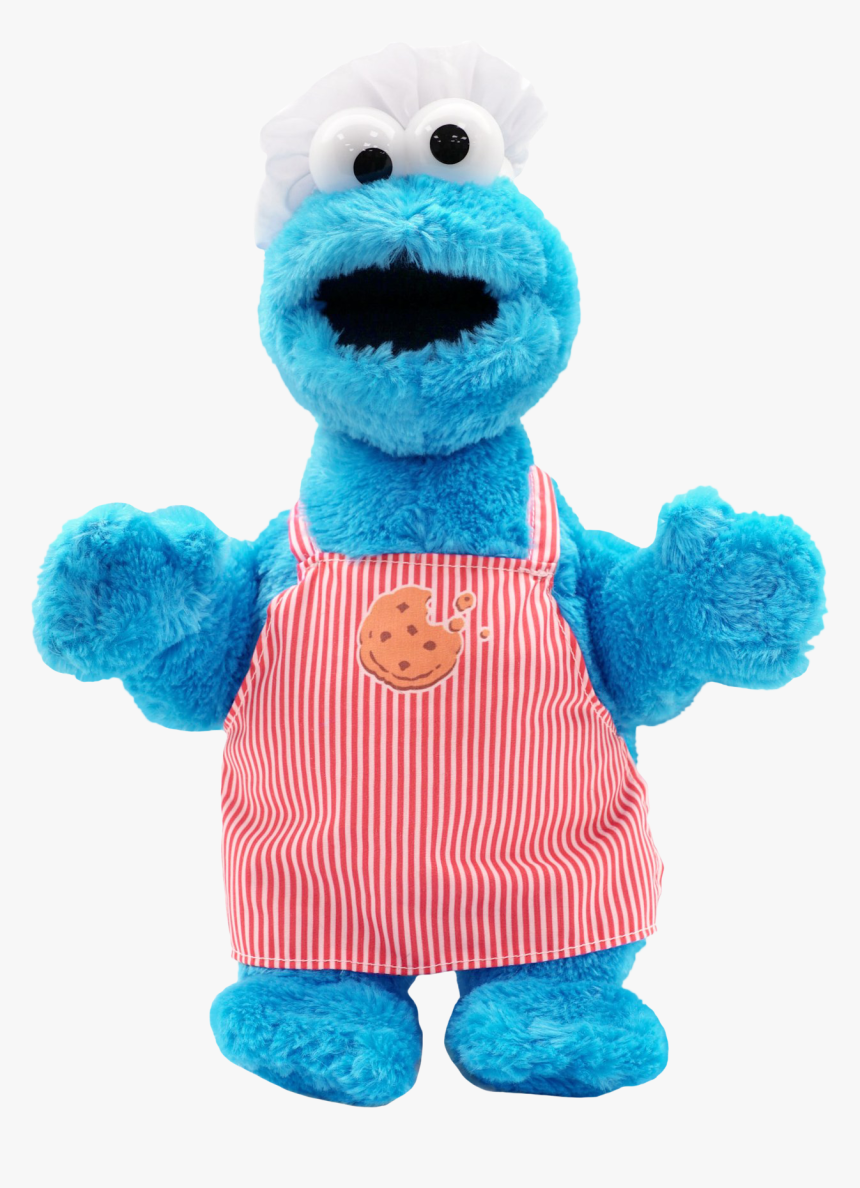 Chef Cookie Monster Talking 12” Plush - Stuffed Toy, HD Png Download, Free Download