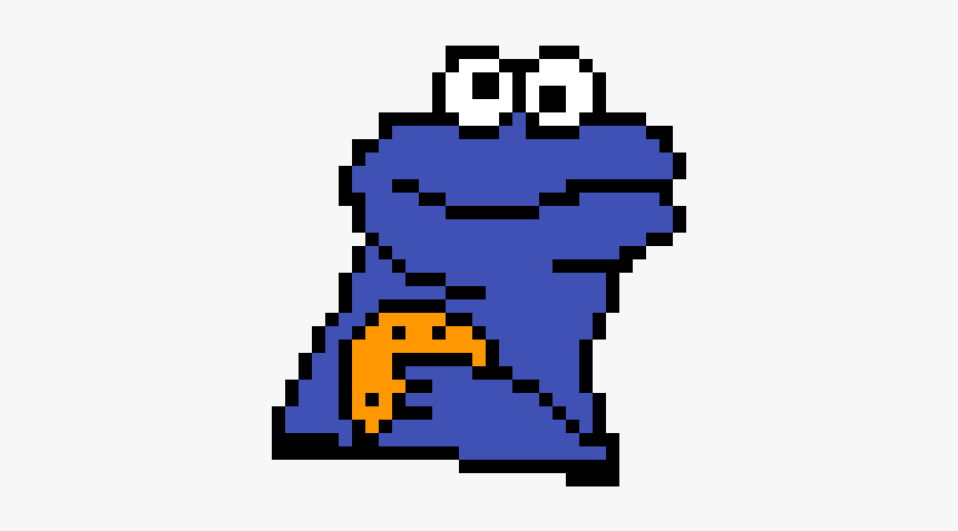 Cookie Monster Pixel, HD Png Download, Free Download