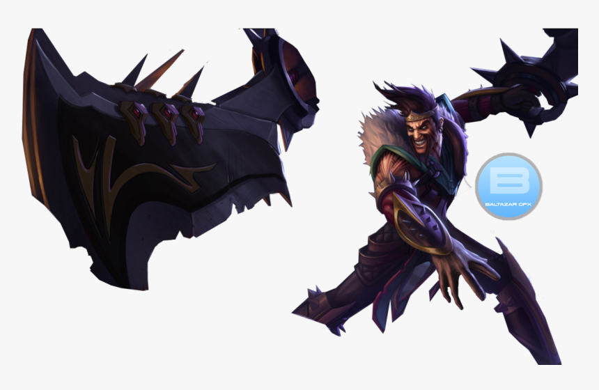 Draven Lol Png - League Of Legends Draven Png, Transparent Png, Free Download