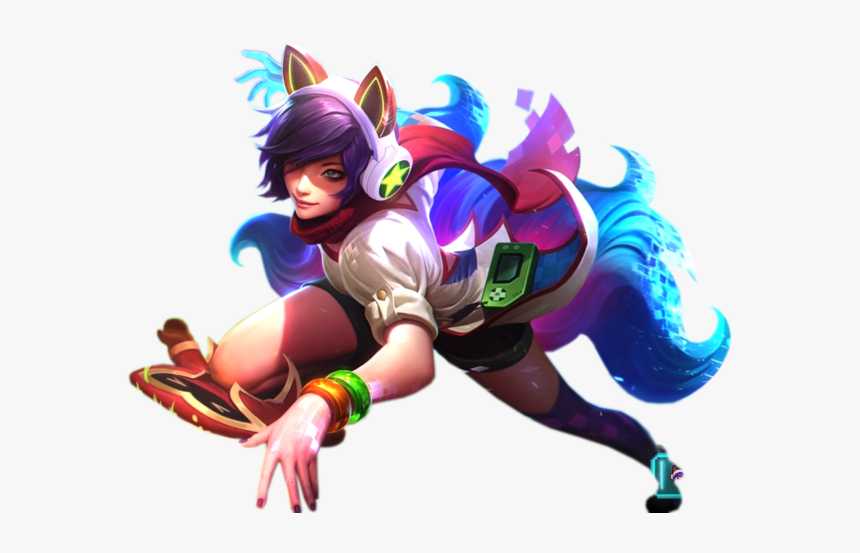 League Legends Riven Of Wallpaper Character Fictional - Ahri Arcade Skin, HD Png Download, Free Download