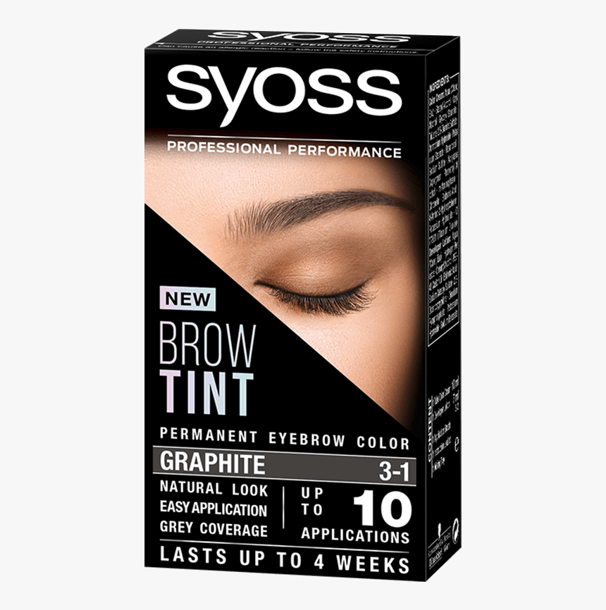 Syoss Com Color Brow Tint 3 1 Graphite - Syoss, HD Png Download, Free Download