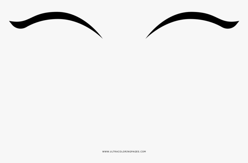 Eyebrow Clipart Coloring Page, HD Png Download, Free Download