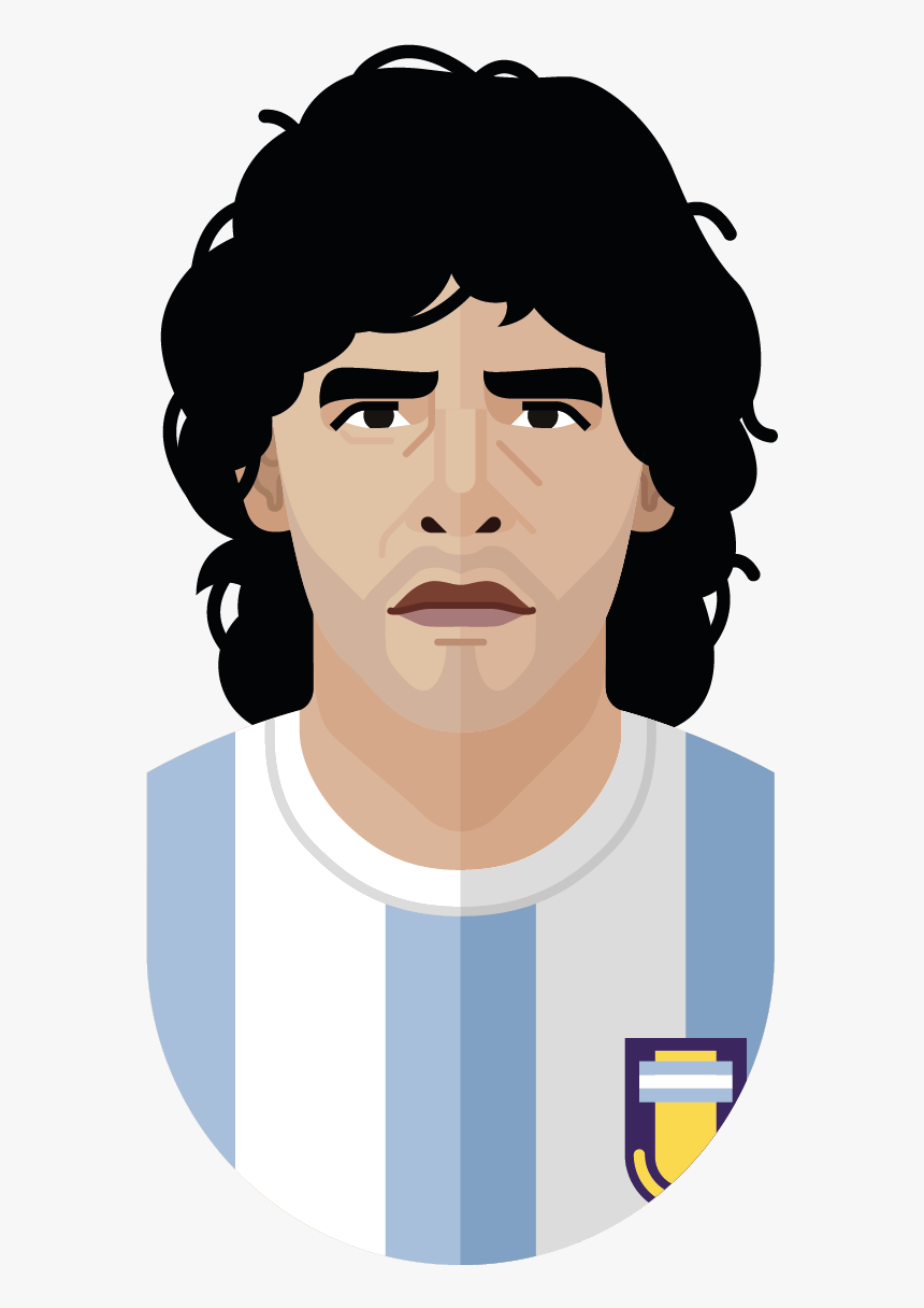 Diego Maradona Poster - Maradona Png, Transparent Png, Free Download