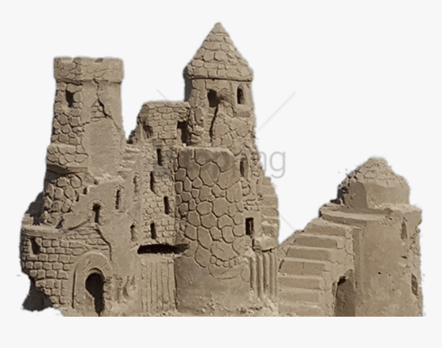 Ruins,building Sand Castles,historic Site,cliff Dwelling,building,unesco - Sand Castle Transparent Background, HD Png Download, Free Download