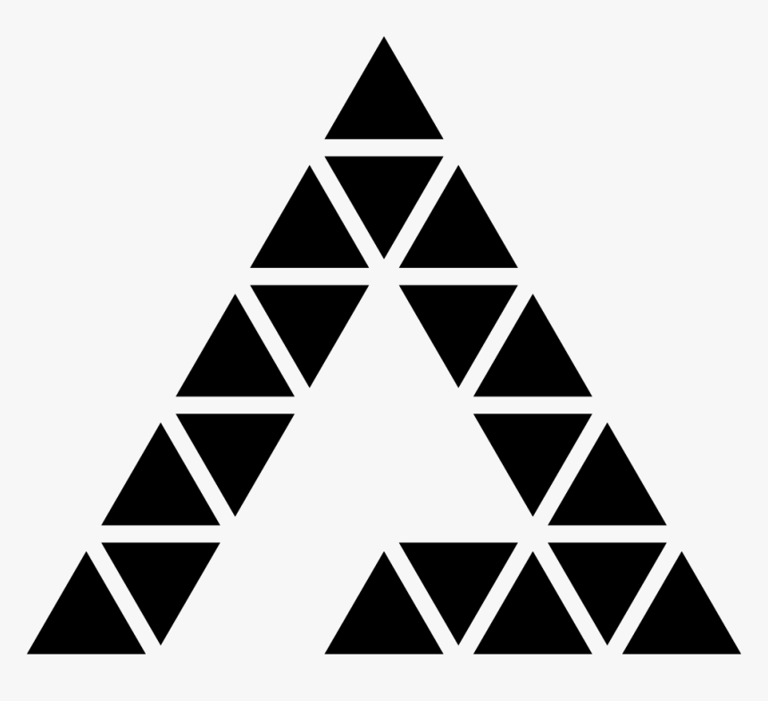 Triangle Of Triangles - Geometric Shapes Png, Transparent Png, Free Download
