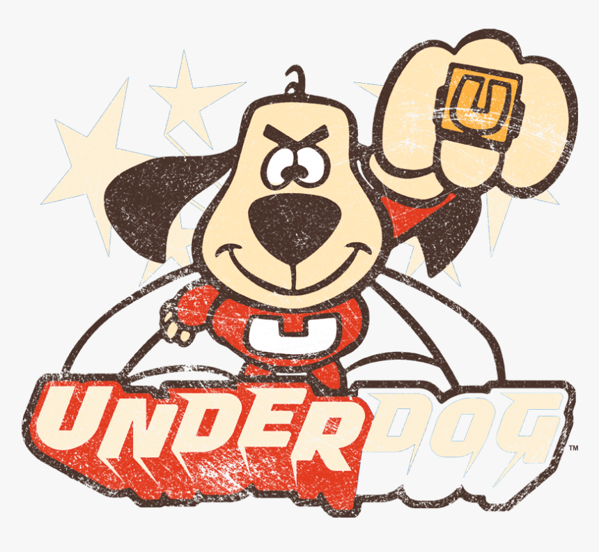 Underdog Flying Logo Men"s Regular Fit T Shirt - Eagles Underdog Cartoon, HD Png Download, Free Download