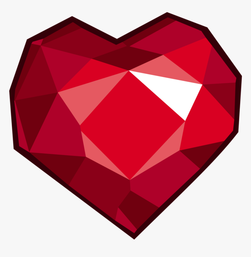 Download For Free Ruby Png Clipart - Heart Shaped Steven Universe Heart Gem, Transparent Png, Free Download