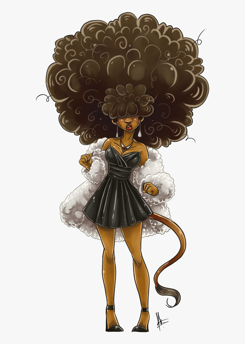 Black Woman Afro Png Image Royalty Free Stock - Elegant Black Woman Clipart, Transparent Png, Free Download