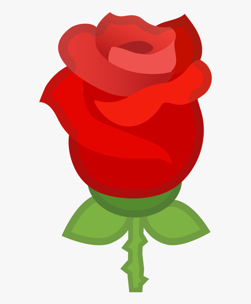 Rose Icon - Emoji Rosa Png, Transparent Png, Free Download