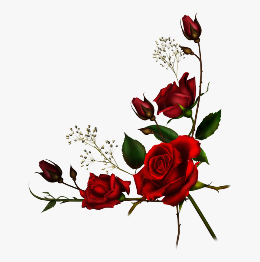 Tumblr Flower Png Transparent Red Roses Border Png Download Kindpng transparent red roses border png