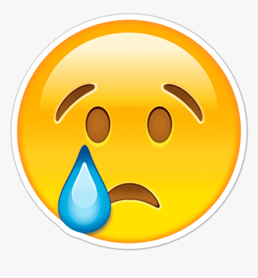 Sad Emoji Png - Sad Emoji Transparent Background, Png Download, Free Download