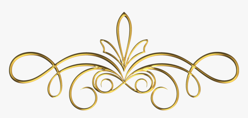 Gold Design Clipart Gold Swirl Border Design Png Transparent Png