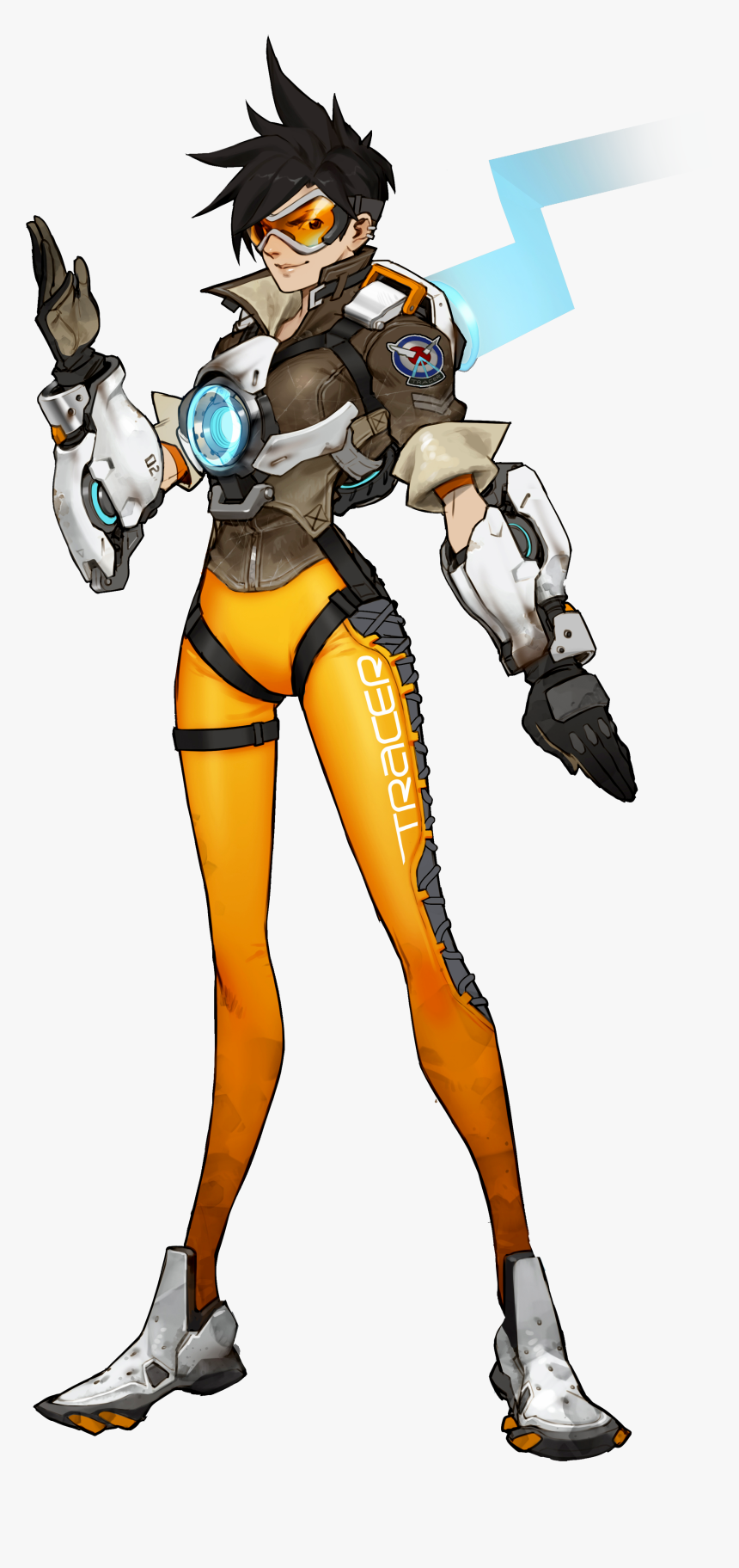 [​img] - Tracer Overwatch Concept Art, HD Png Download, Free Download