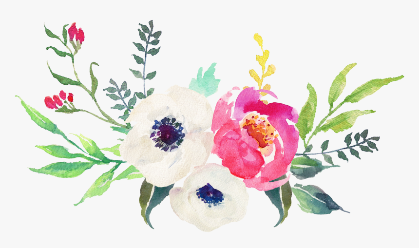 Flowers Png Tumblr -stickers Tumblr Flowers , Png Download - Peony Watercolor, Transparent Png, Free Download