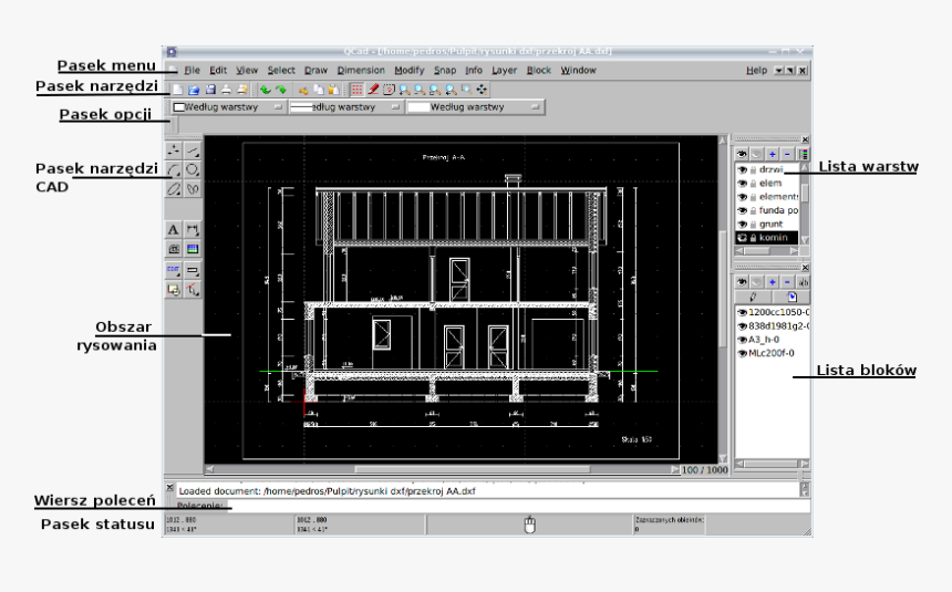 Qcad Ce - Graphics Software, HD Png Download, Free Download