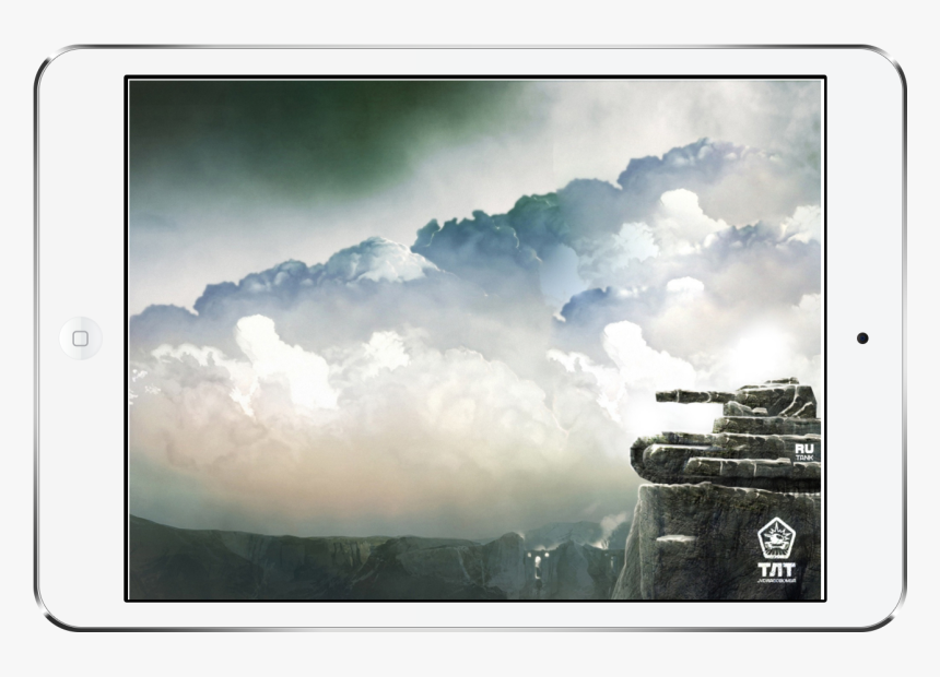 Second Tablet Ipadmini White Landscape - Smartphone, HD Png Download, Free Download