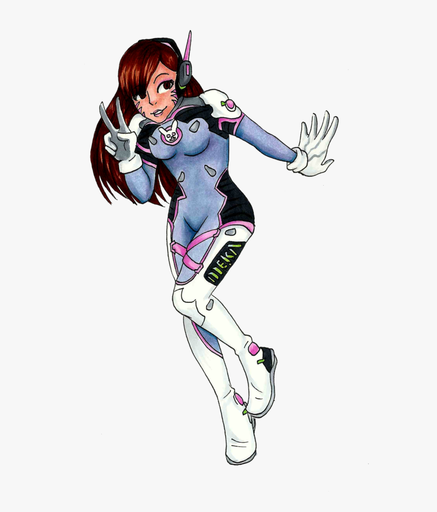 Dva Overwatch Png - Cartoon, Transparent Png, Free Download