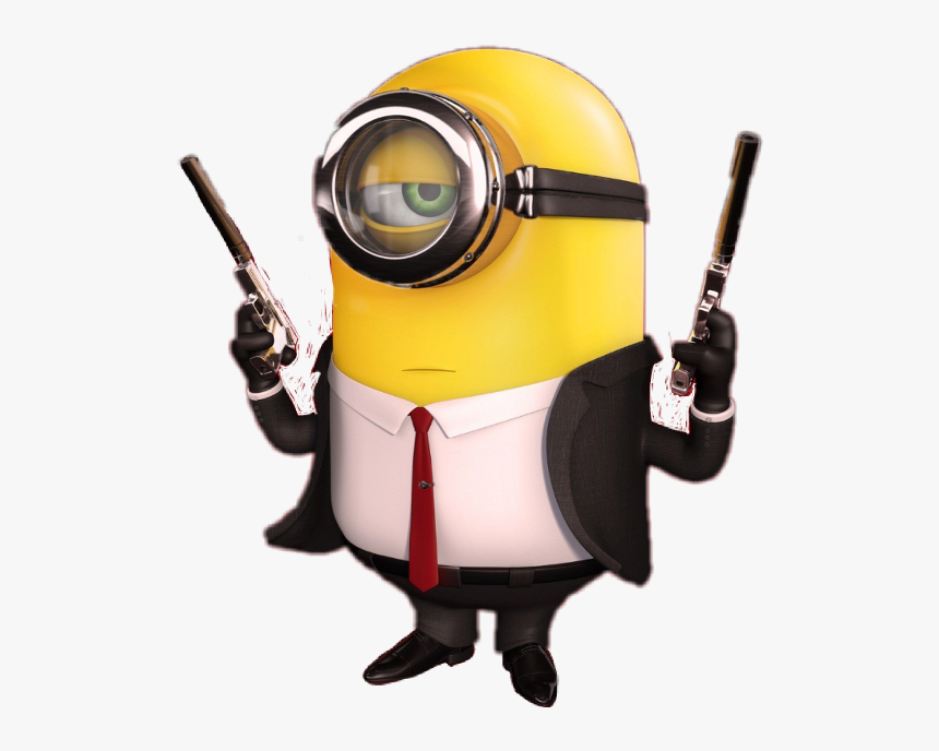 #minion #yellow #gun #funny #mafia #banana #bad #minions - Too Many Idiots Too Few Bullets, HD Png Download, Free Download