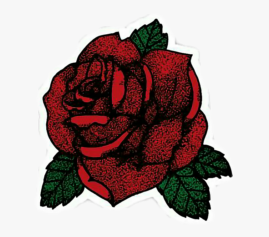 Transparent Red Rose Outline Clipart - Snapchat Rose Sticker, HD Png Download, Free Download