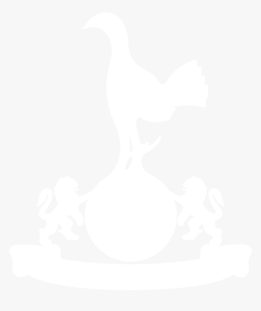 Tottenham Hotspur Fc Logo Black And White - Johns Hopkins White Logo, HD Png Download, Free Download