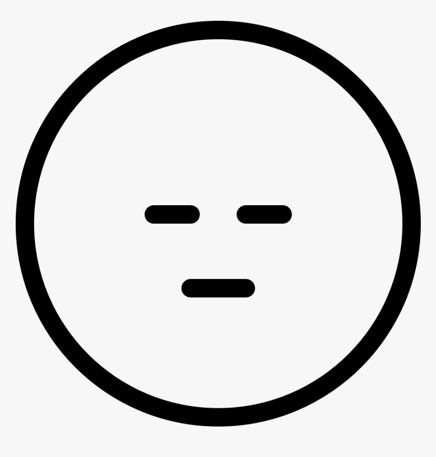 Emoji Serious Emoji Serious Emoji Serious - Stick Figure Head Png, Transparent Png, Free Download