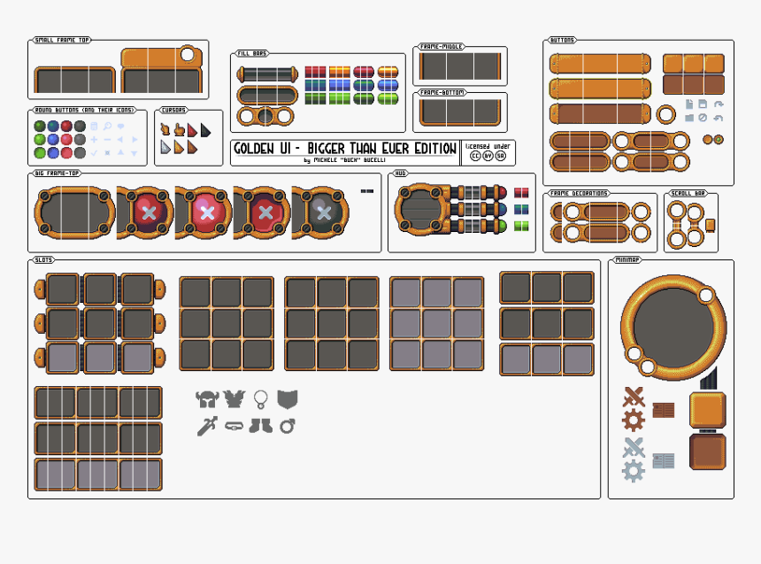 Rpg Game Ui Png, Transparent Png, Free Download