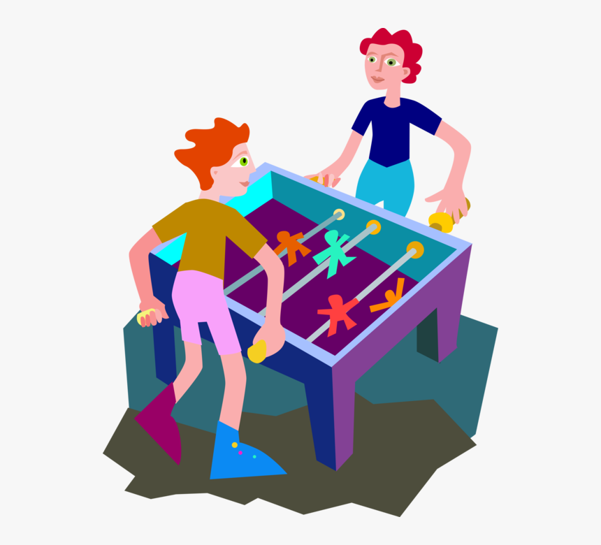 Transparent Cartoon Table Png - Foosball Clipart Free, Png Download, Free Download