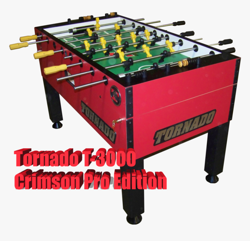 Tornado T3000 Crimson Pro Edition Foosball Table - T3000 Tornado Red, HD Png Download, Free Download