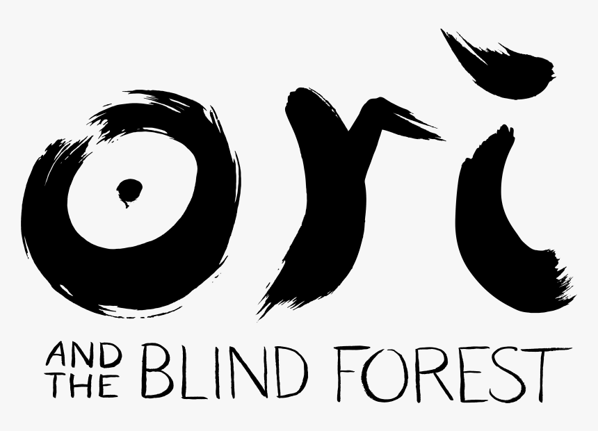 Orilogo Black Png - Ori And The Blind Forest Logo Png, Transparent Png, Free Download