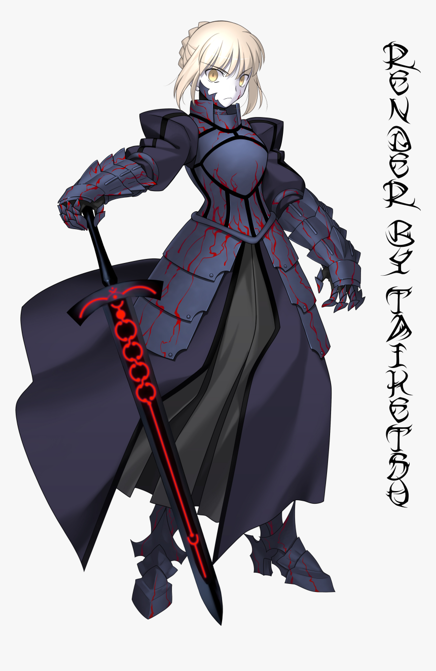 Papercraft Download, Type Moon, Fate Zero, Paper Toys, - Fate Zero Saber Black, HD Png Download, Free Download