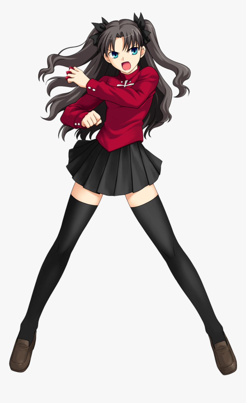 Transparent Rin Tohsaka Png - Fate Stay Night Rin Tohsaka, Png Download, Free Download