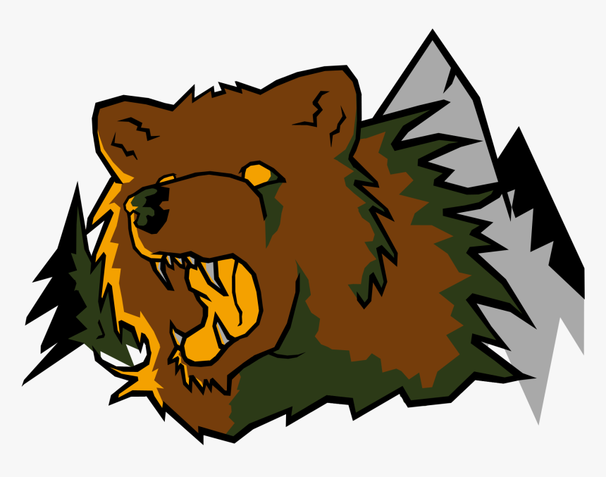 Grizzly Clipart Logo - Bear, HD Png Download, Free Download