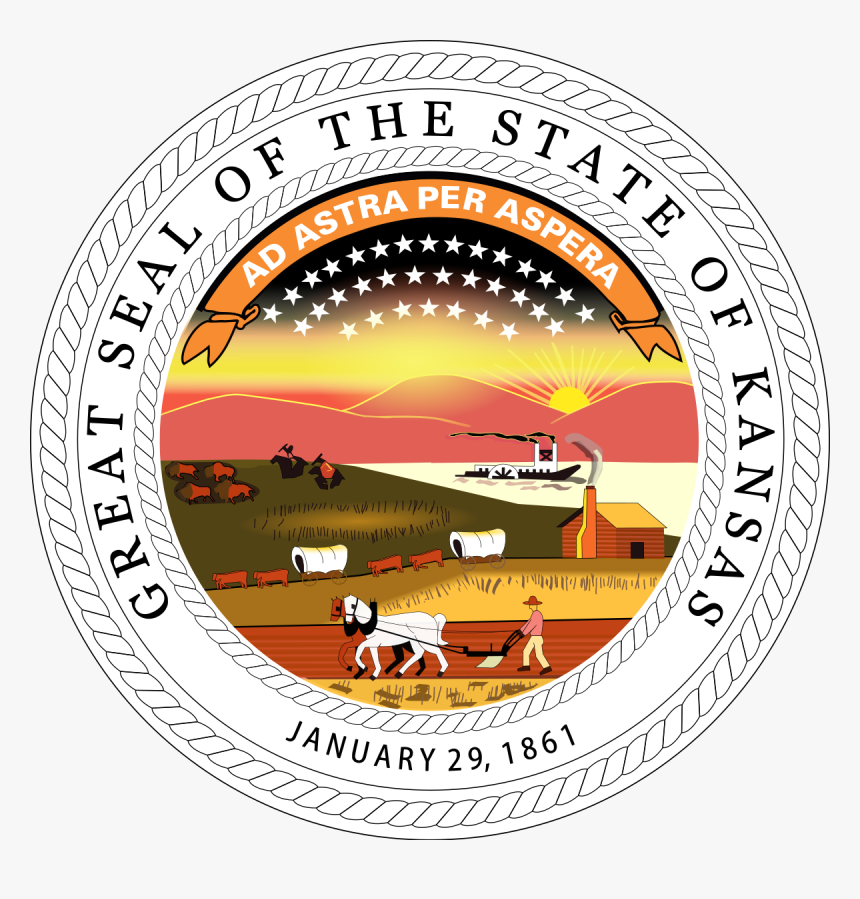 State Of Kansas Seal, HD Png Download, Free Download