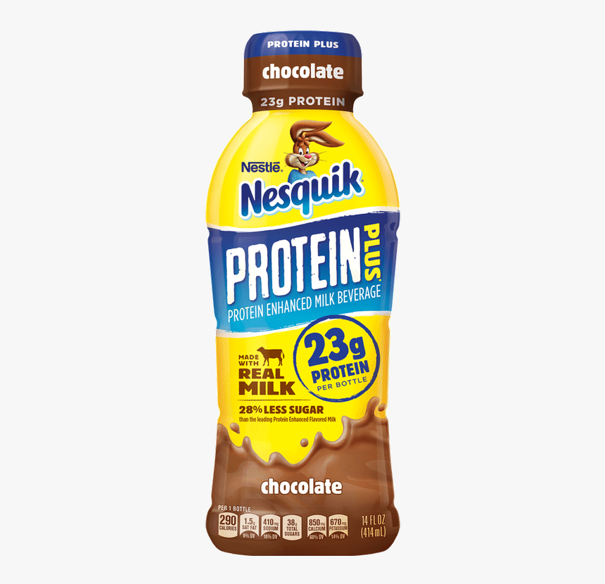 Nesquik Protein Plus Chocolate Nutrition, HD Png Download, Free Download