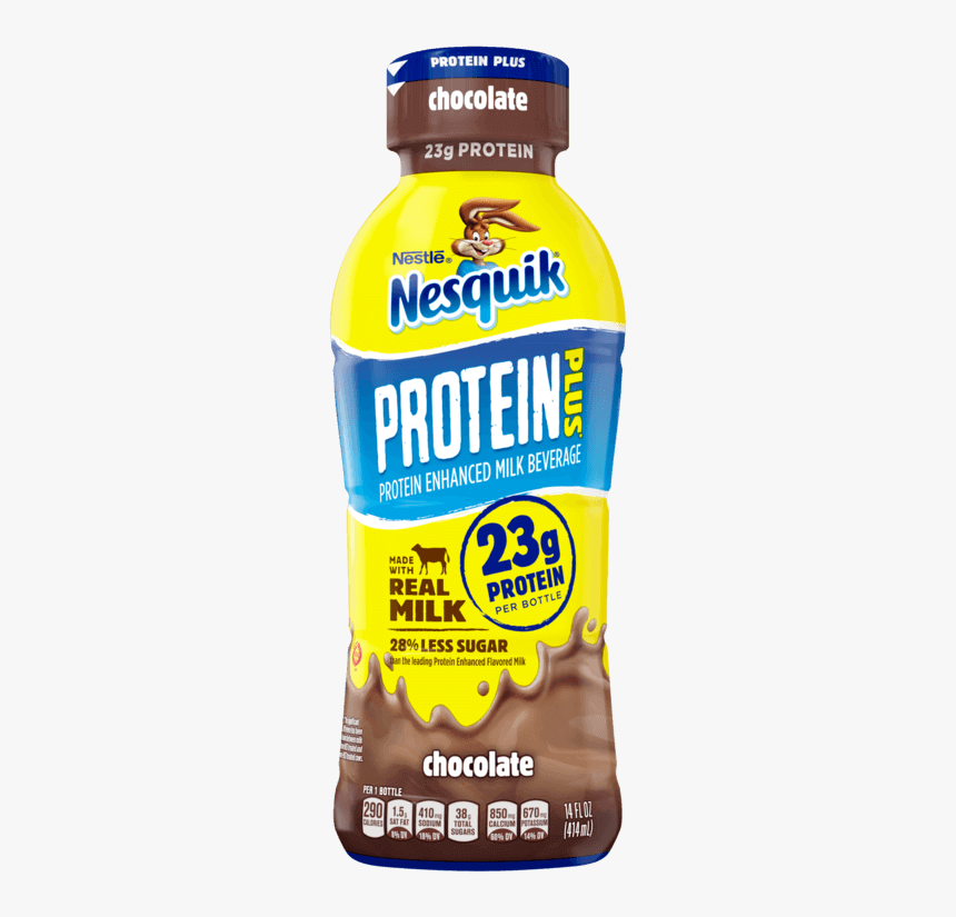 Nesquik Protein Plus Chocolate Milk, HD Png Download, Free Download