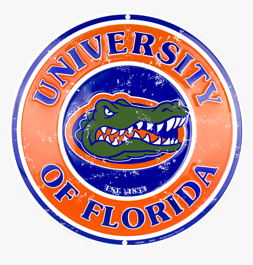 Florida Gators Circle Sign - Florida Gators, HD Png Download, Free Download