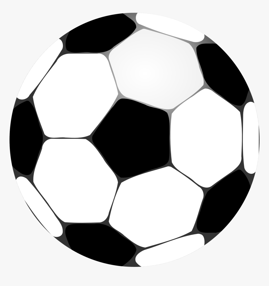 Soccer Ball Clipart - Football Clipart Black And White, HD Png Download, Free Download