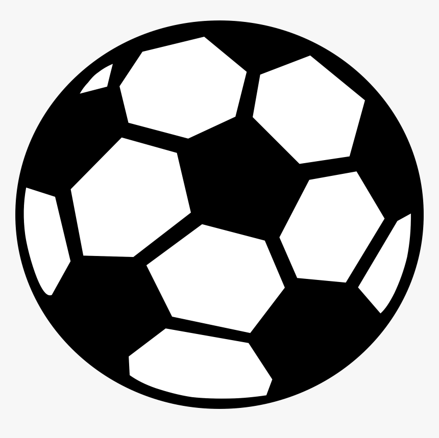 Onlinelabels Clip Art - Soccer Ball Clipart Black And White, HD Png Download, Free Download