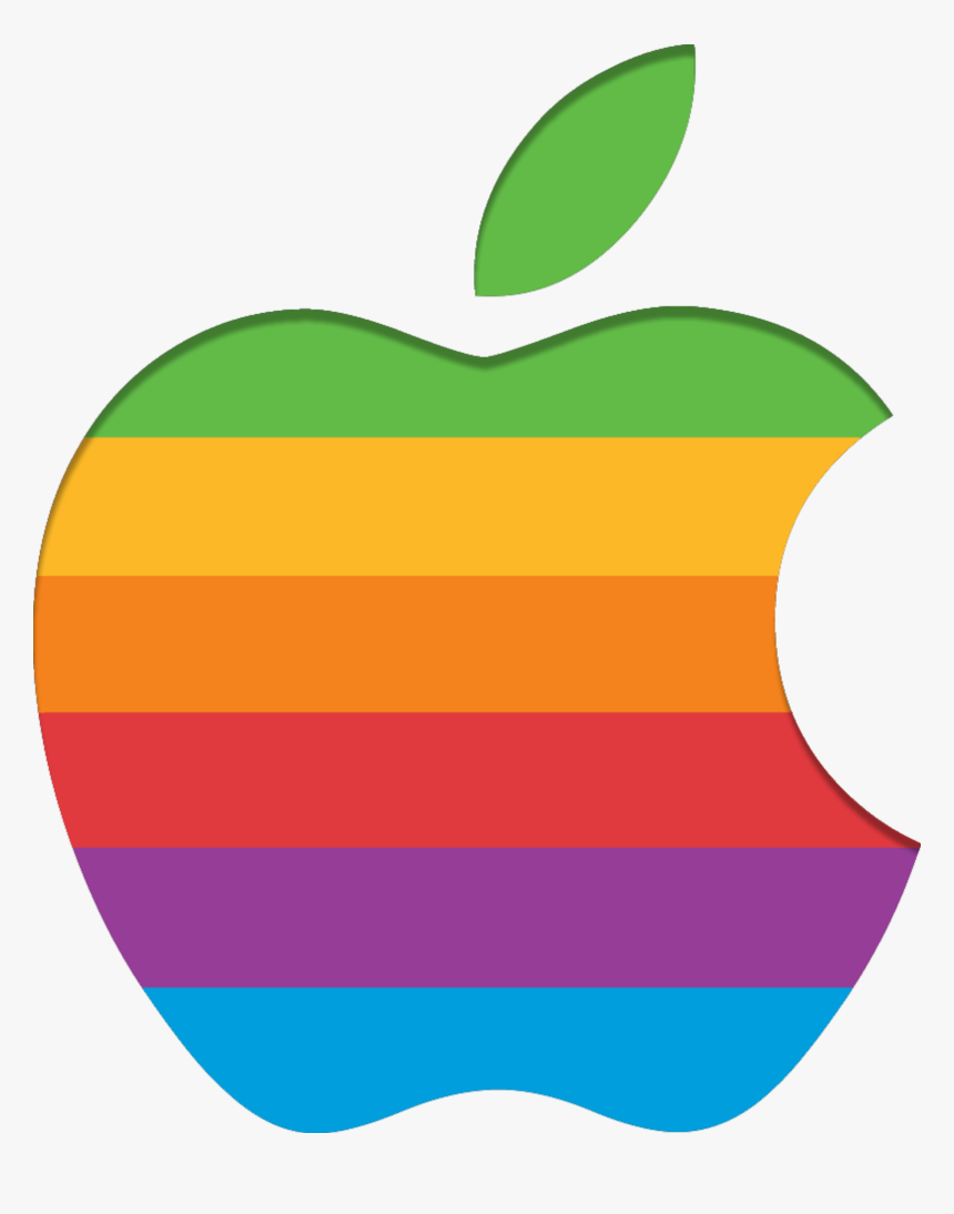 Apple Retro Logo - Apple Logo Color Png, Transparent Png, Free Download