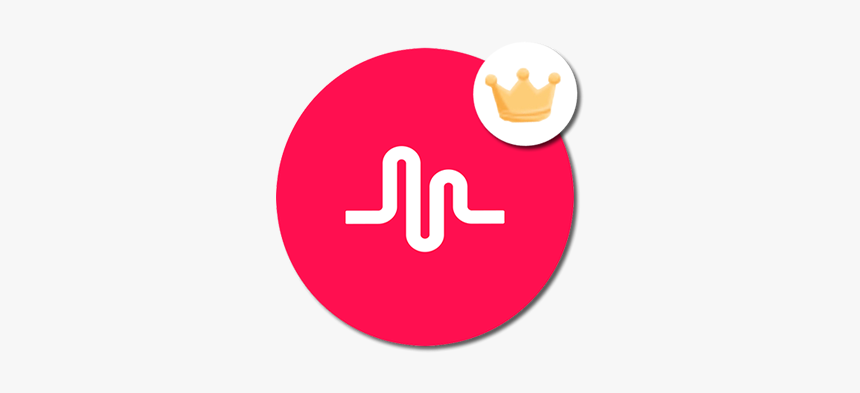 Img - Musical Ly Logo With Crown, HD Png Download, Free Download