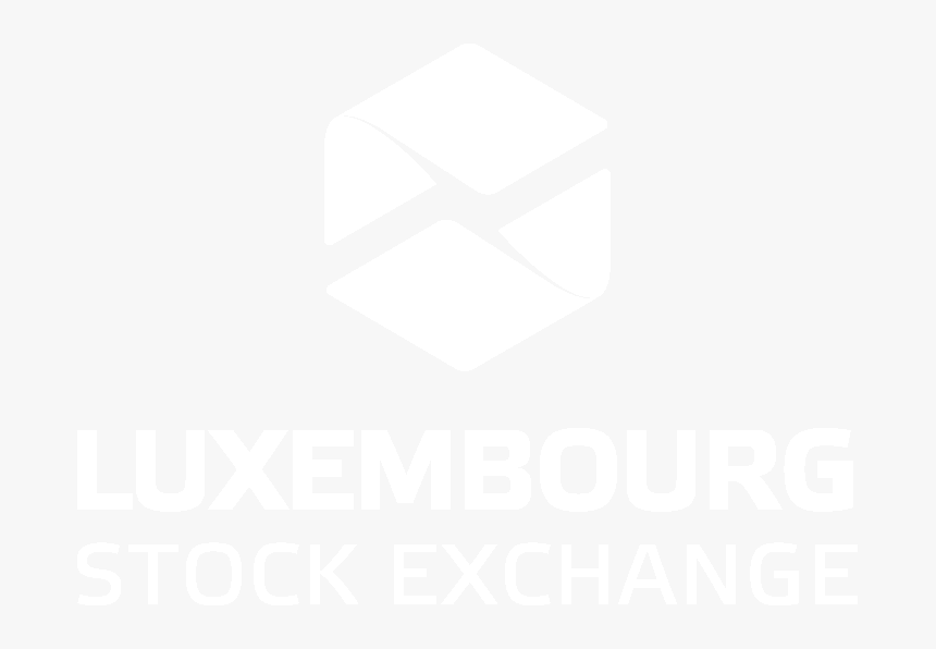 Footer Logo Bourse - Luxembourg Stock Exchange Logo White, HD Png Download, Free Download