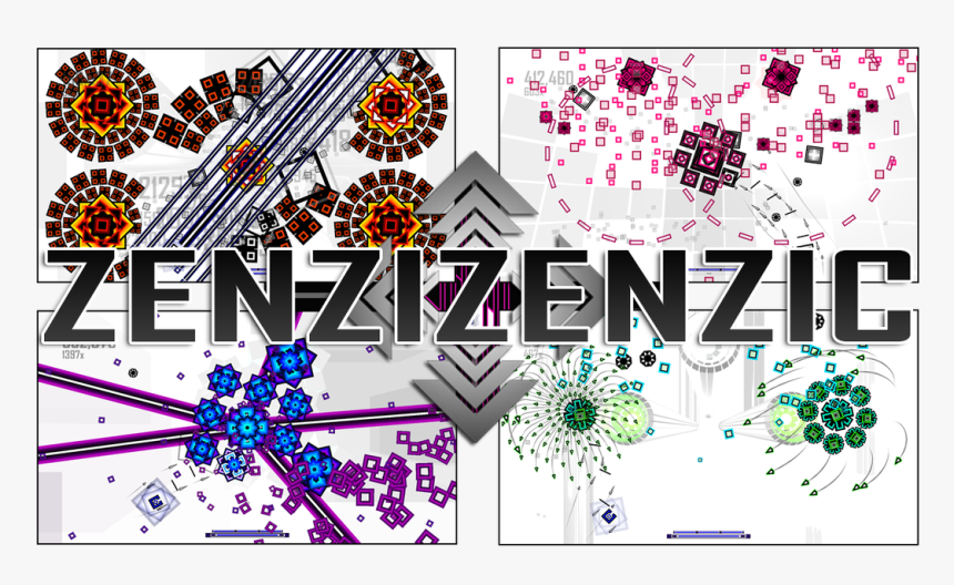Zenzizenzic Is A Fast Paced Twin-stick Shoot "em Up - Graphic Design, HD Png Download, Free Download