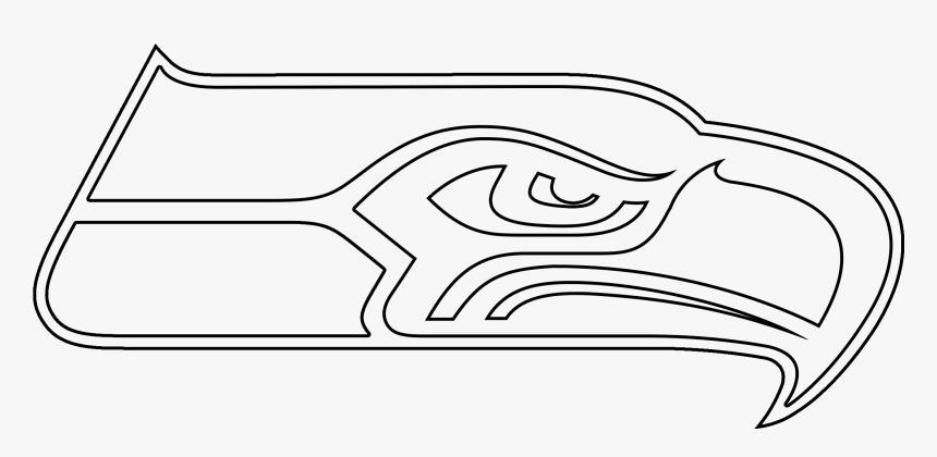 Seahawks Logo Line Art, HD Png Download, Free Download