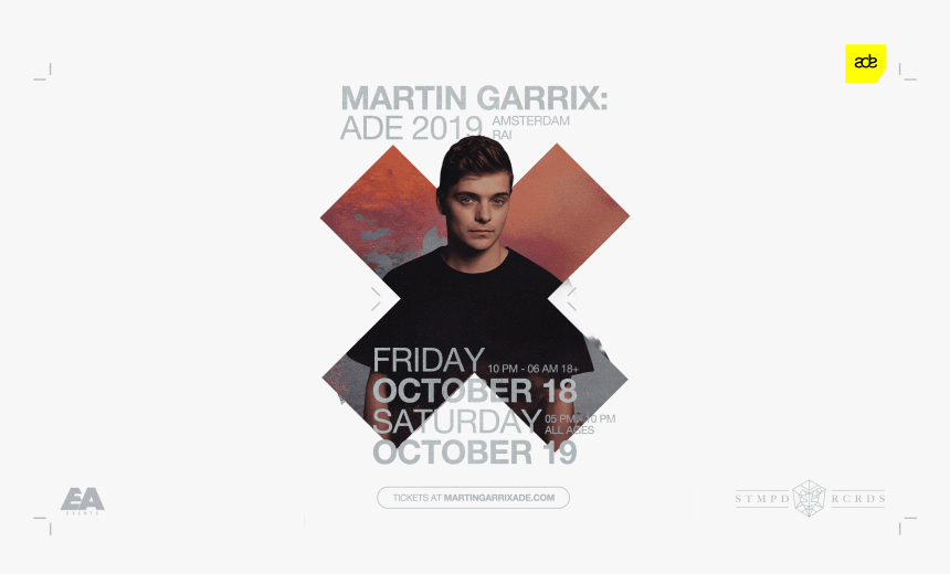 Transparent Martin Garrix Logo Png - Martin Garrix Ade 2019, Png Download, Free Download