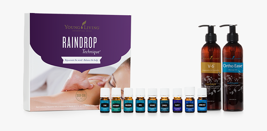 Raindrop Technique Young Living, HD Png Download, Free Download