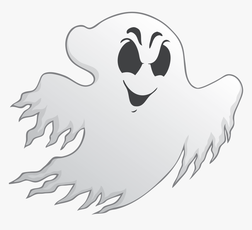Cartoon Ghost Black Background, HD Png Download, Free Download