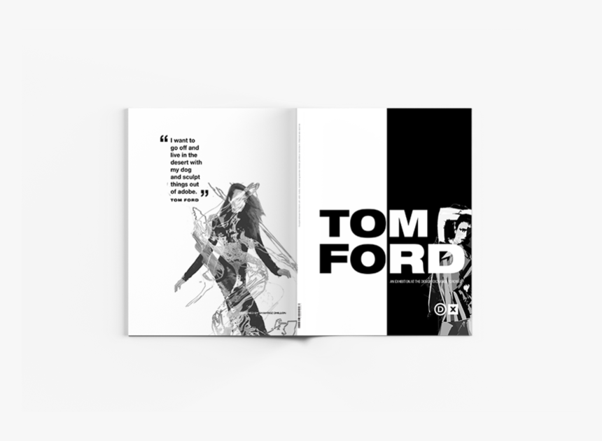 Front And Back Cover For Tom Ford Booklet - Graphic Design, HD Png Download, Free Download