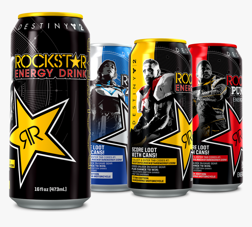 No Caption Provided - Destiny 2 Rockstar Energy Drinks, HD Png Download, Free Download