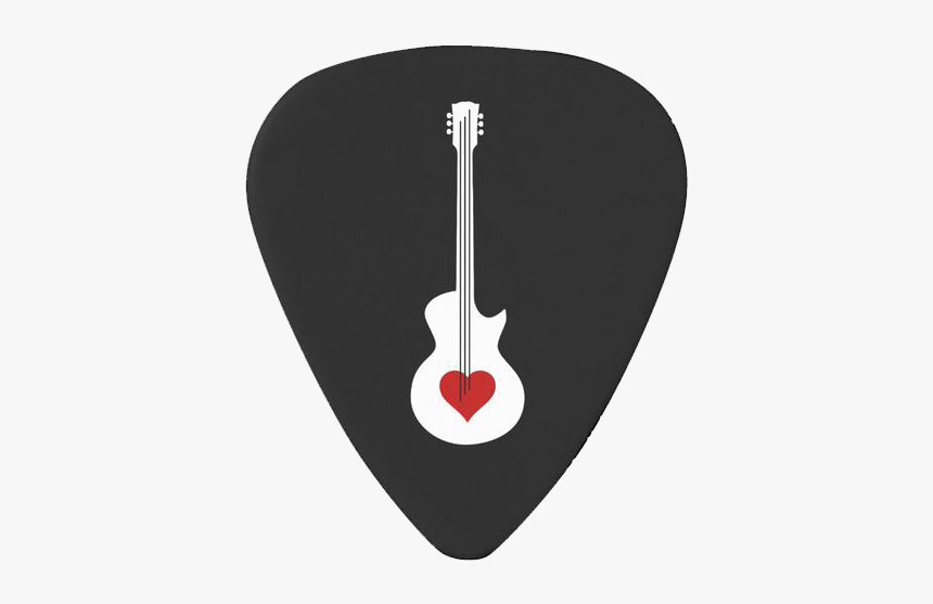 Guitar Creative Drawing Electric Pick Png Download - Pua De Guitarra Png, Transparent Png, Free Download